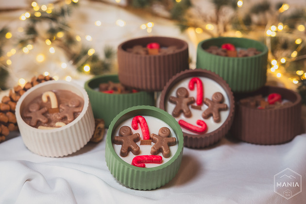 Boże Narodzenie - inne Świąteczna świeca sojowa