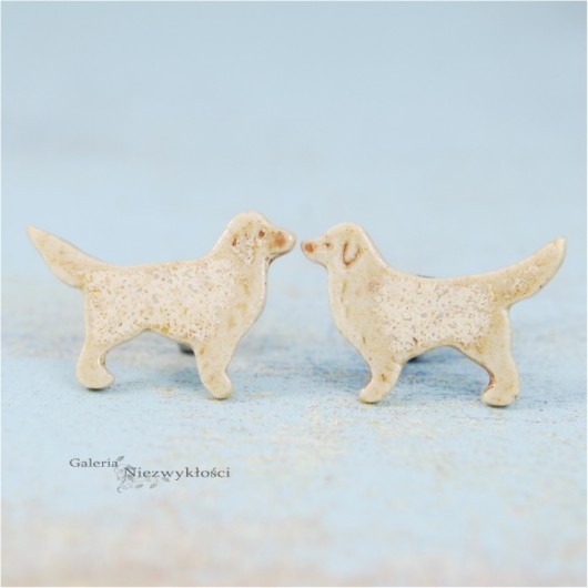 Golden retriever mini pieski- ceramiczne sztyfty Dorca