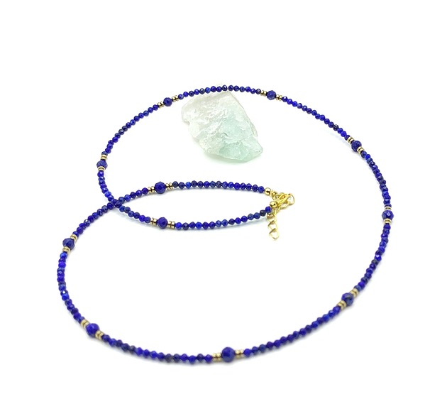 chokery Lapis lazuli - choker