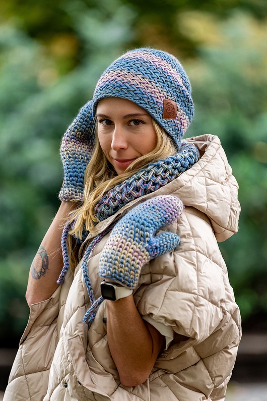 czapki damskie Czapka MERINO 100% Explorer Pastele