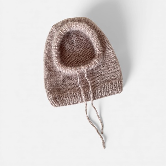 czapki damskie Pudrowa  balaclava