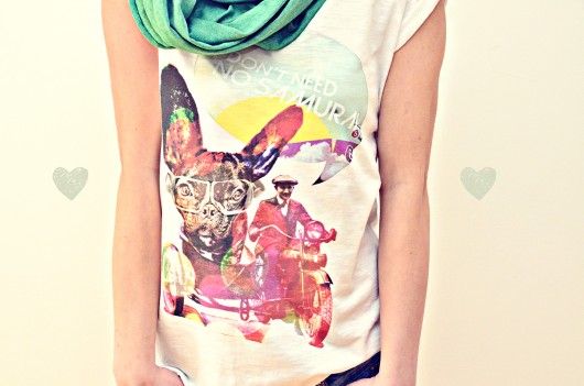 French tee DONT NEED NO SAMURAI