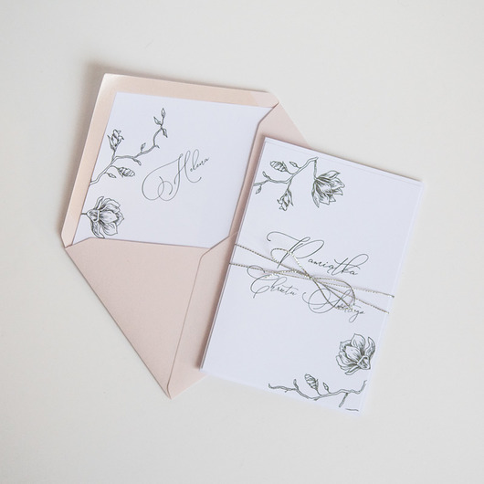 Pamiątka Chrztu świętego Magnolia Papiernik