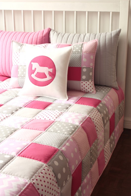 NARZUTA PATCHWORK DWUSTRONNA |SYKE| 145X215CM patchwork house