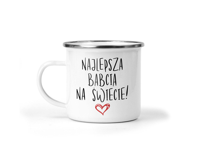 kubki Kubek metalowy dla babci na dzień babci 9