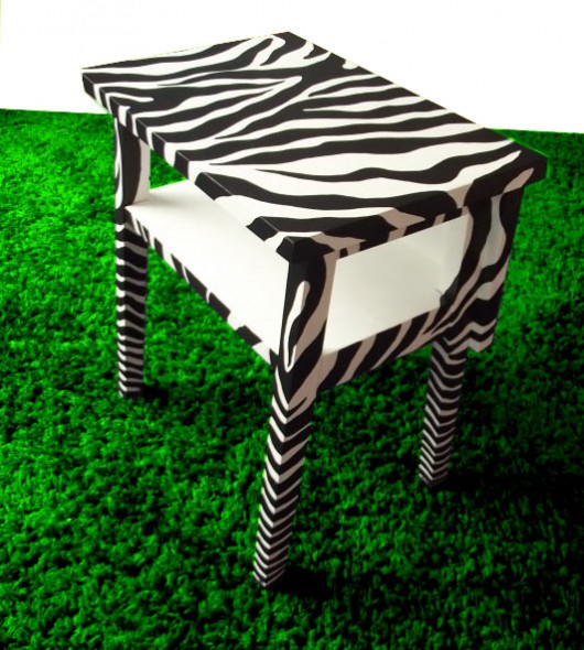 Stoliczek Zebra Wyrobki