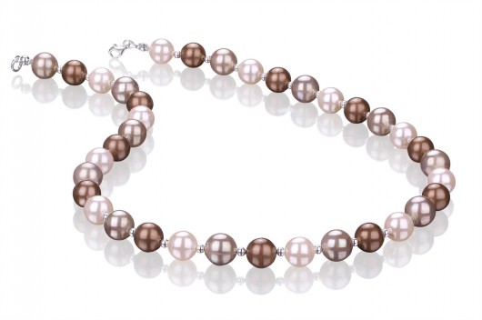 NASZYJNIK z pereł  ze srebrem 925    KPS6a Coccola JEWELLERY