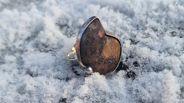 pierścionki - różne Amonit - pierścionek regulowany