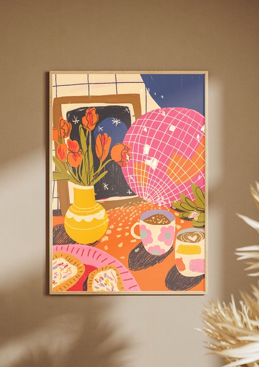 plakaty Plakat Disco tea A3 (30x42)