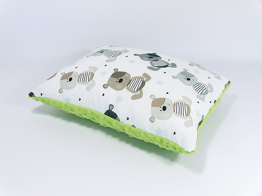 Urocza podusia Minky 30x40cm Misie Jade Myszakowo
