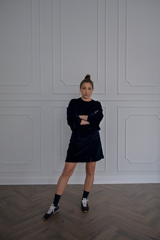 sukienki midi damskie Sukienka claire navy