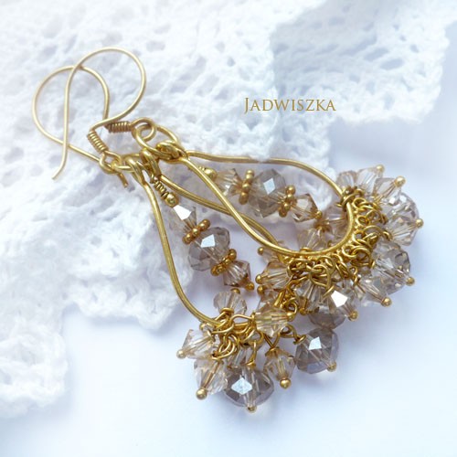 Golden-kryszta... kandelabry XXXJadwiszka