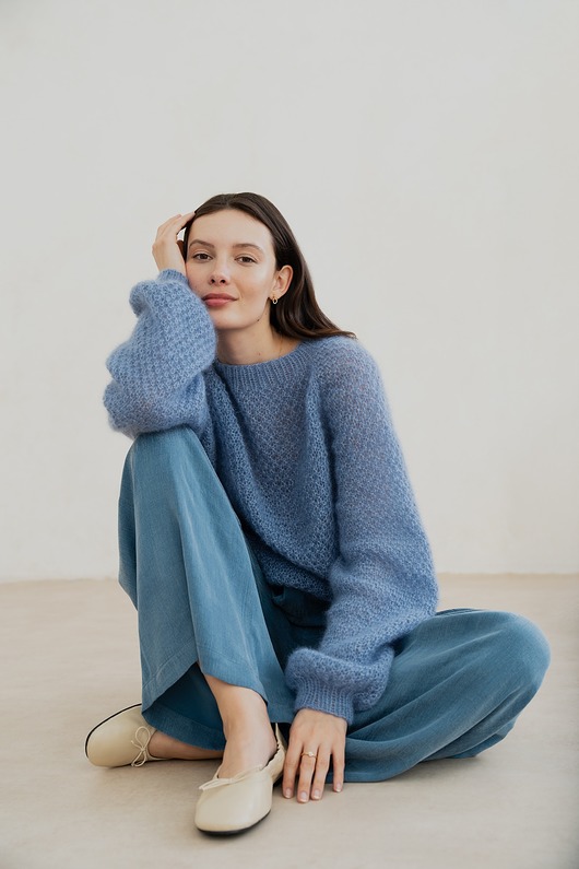 swetry Sweter Rice niebieski