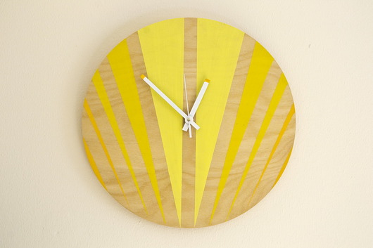 DANES – ręcznie malowany zegar drewniany 40cm woodlovers