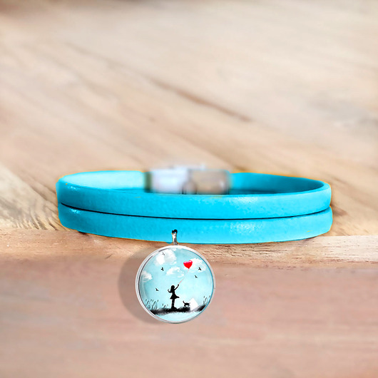bransoletki ze szkła Star Girl Love - Double  bracelets