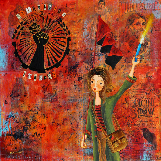 grafiki i ilustracje Solidarity Forever (canvas)