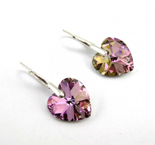kryształ Swarovski Heart Vitrail Light w srebrze PRYZMAT