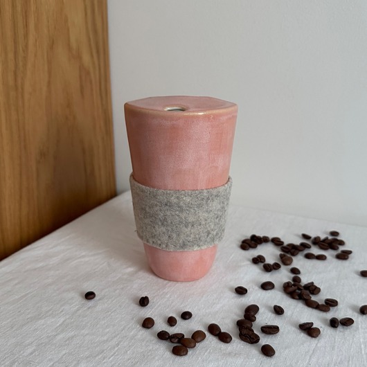kubki Ceramiczny kubek do kawy na wynos  400ml