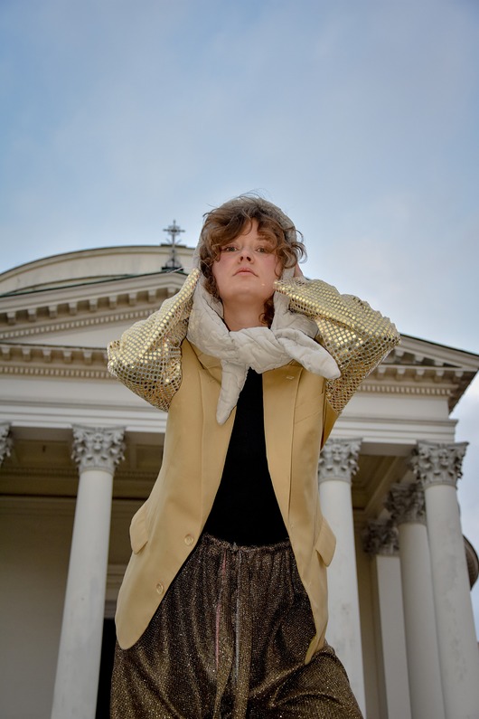 marynarki damskie Marynarka Yellow Gold