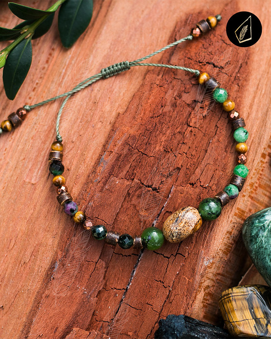 Żywioł Ziemi Bransoletka Boho Ziemia Amulet AstroSiostra