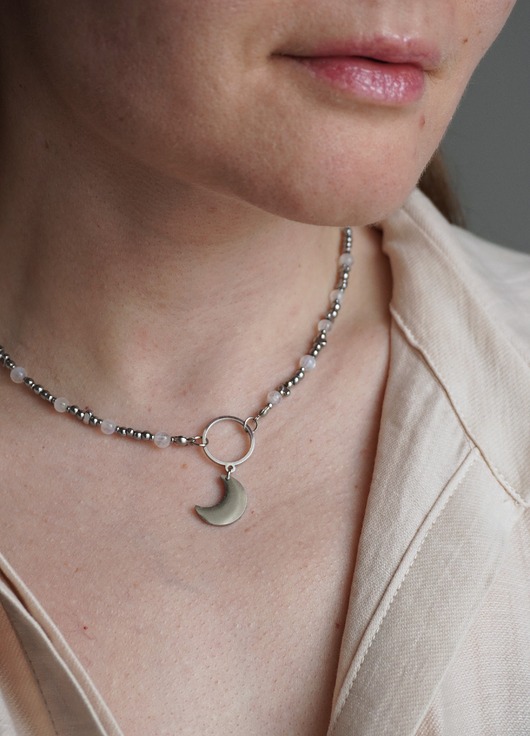 kolie Naszyjnik Księżyc