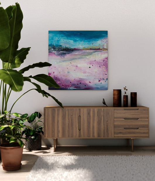 obrazy Ulotności  // obraz olejny 70x70cm