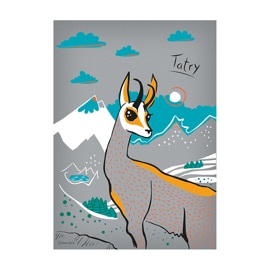 plakaty Plakat A4 Tatry Kozica