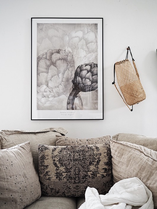 Plakat Karczoch print100x70 cm Margo Hupert