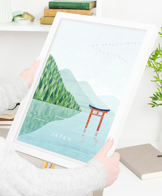 plakaty Plakat Japonia - pływająca brama Torii
