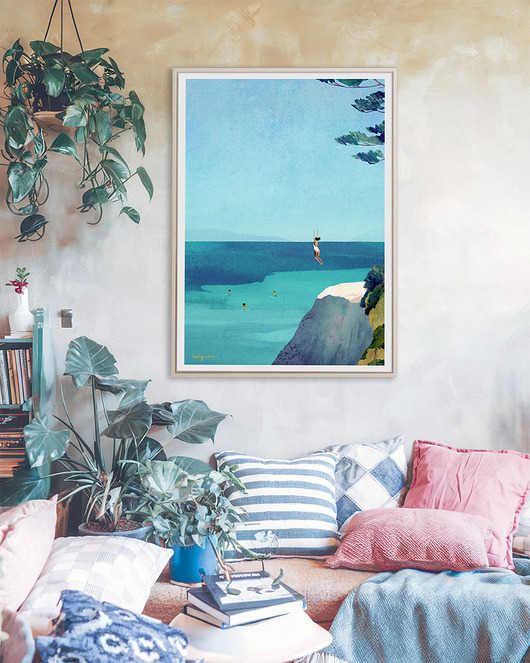 plakaty Plakat Letnie przyjemności - fine art