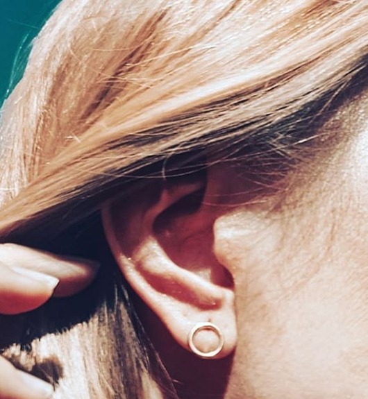 Kolczyki pozłacane Koła ringi 10mm Czaki Bransoletki