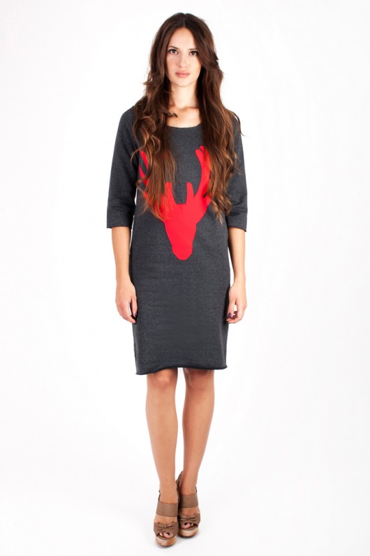 Deer Dress M/L Dirty Deer