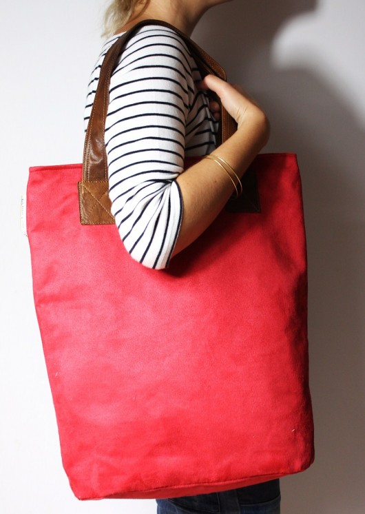 Torba XL classic red Zuzia Górska