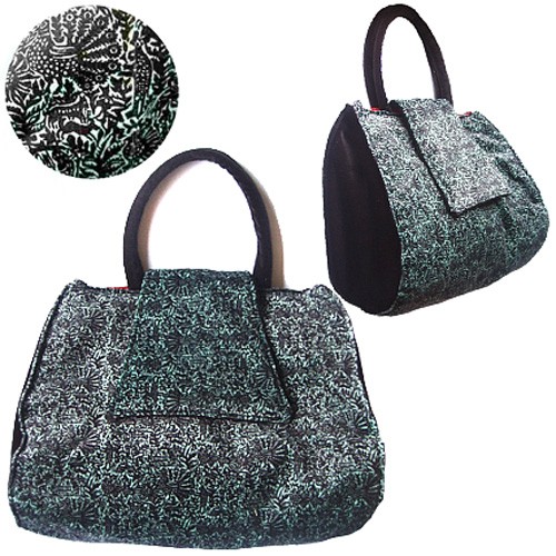 torba  - czarny wzorek maxi - elfagado