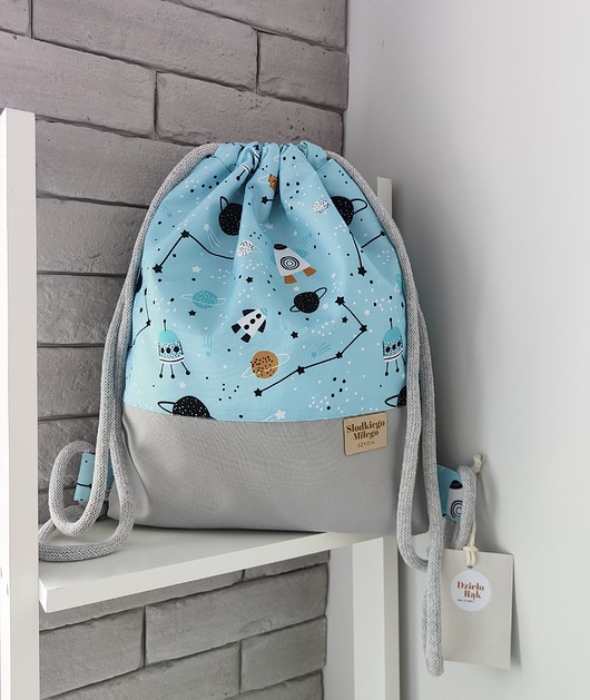 torebki, worki i plecaki dziecięce Worko-plecak dziecięcy Ale Kosmos!