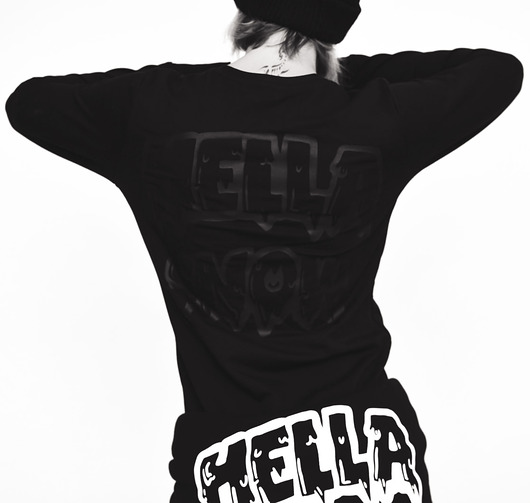 Hella Snow Longsleeve Black DONT NEED NO SAMURAI
