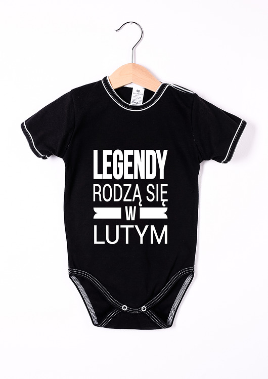 Body dziecięce- Legendy rodzą się w lutym  AllbagAllprints