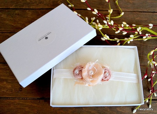 Podwiązka ślubna   w stylu Vintage Bridesline