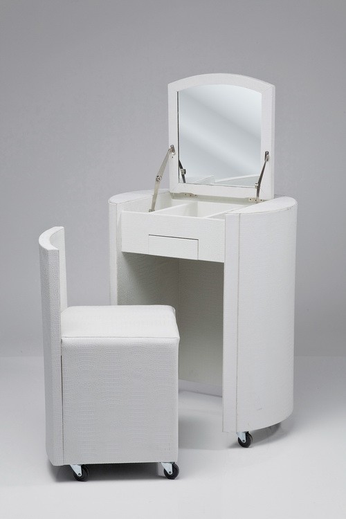 Toaletka Comparsa Croco White - Kare Design Home Design