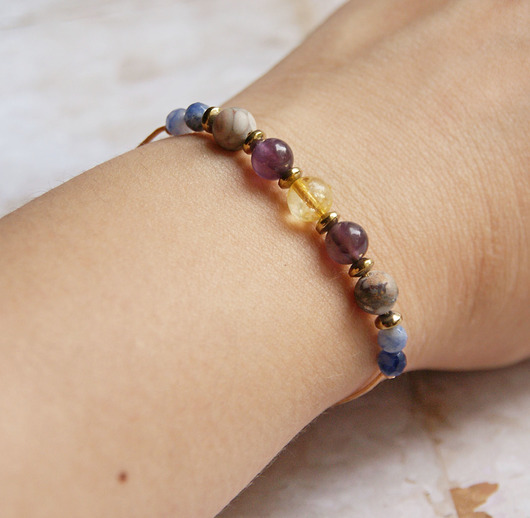 bransoletki z kamieni naturalnych PANNA - zodiac collection - NEW