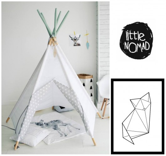 Tipi littleNOMAD + PLAKAT A3 LittleNOMAD