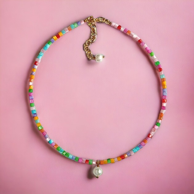 chokery Choker : summer collection : muszla i perły