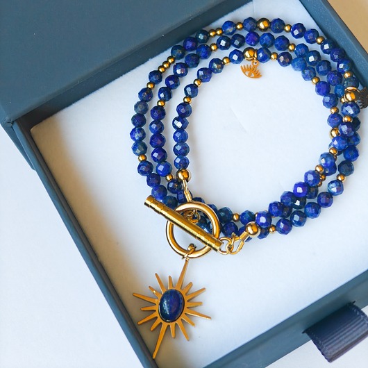 wisiory Naszyjnik Lapis lazuli