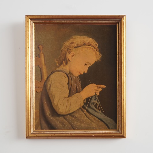 obrazy Obraz Portret dziewczynki XIX wiek, autor: Albert Anker