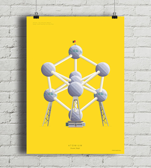 plakaty Atomium - plakat giclee art