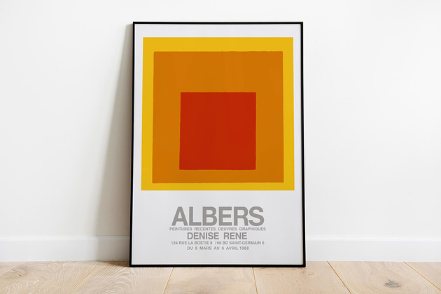 plakaty Josef Albers  - Exhibition Poster