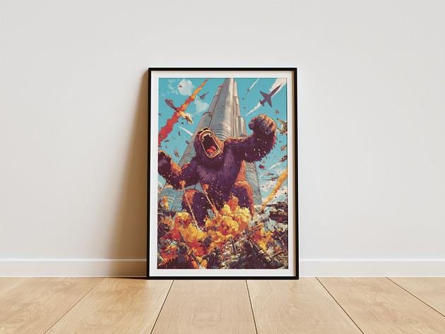 plakaty Plakat - King Kong vs Dubai
