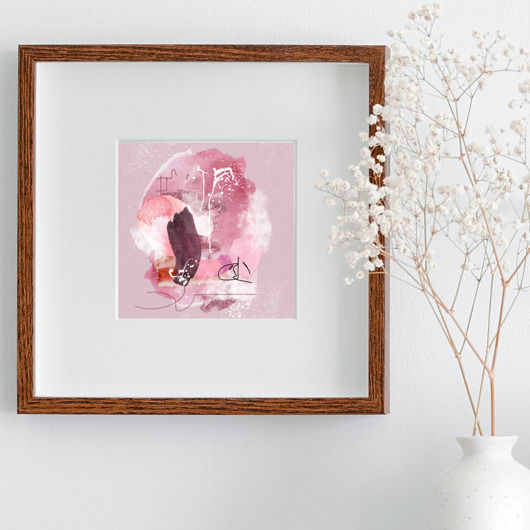 plakaty Plakat Powder pink