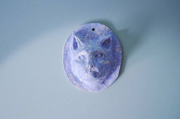 Ceramiczna maska-KOT Clay Republic