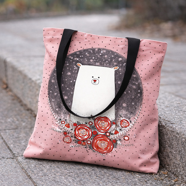 torby na zakupy Torba ekologiczna. Miś